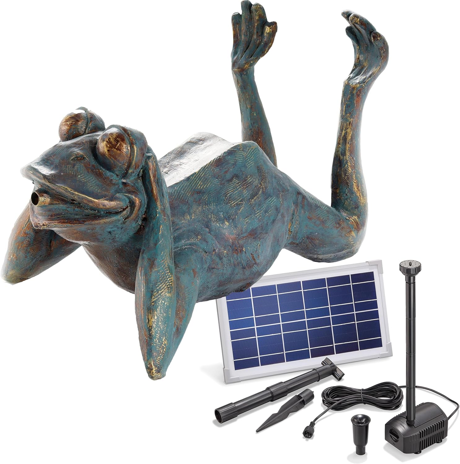 Esotec Solar Wasserspeier Frosch